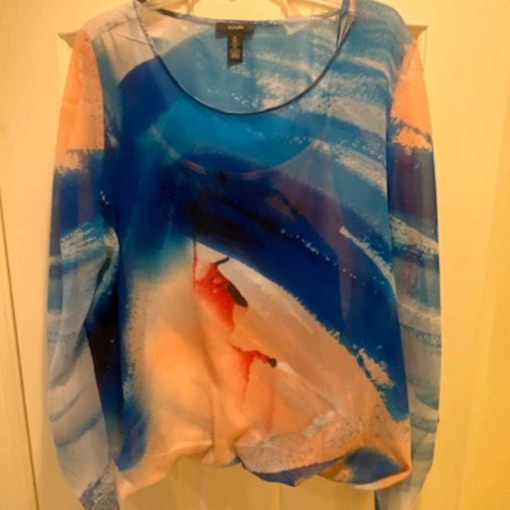 Alfani Women's Blouse with built-in tank. Size XL.